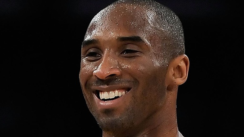 Kobe Bryant smiling