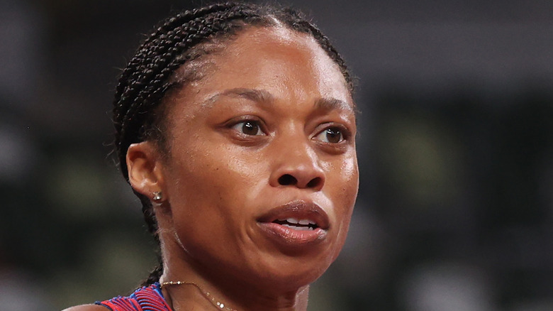 Allyson Felix at Tokyo Olympics