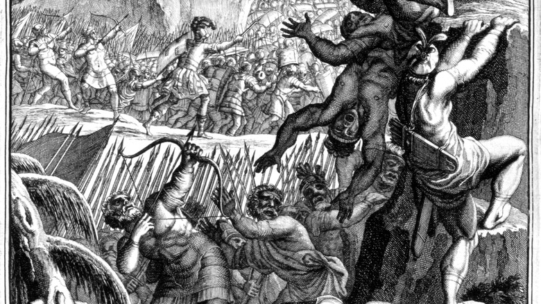 Illustration of the sacking of Rome 
