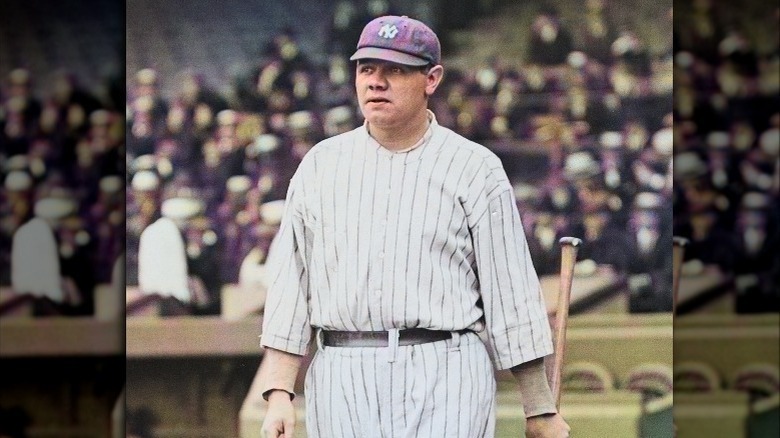 babe ruth away jersey