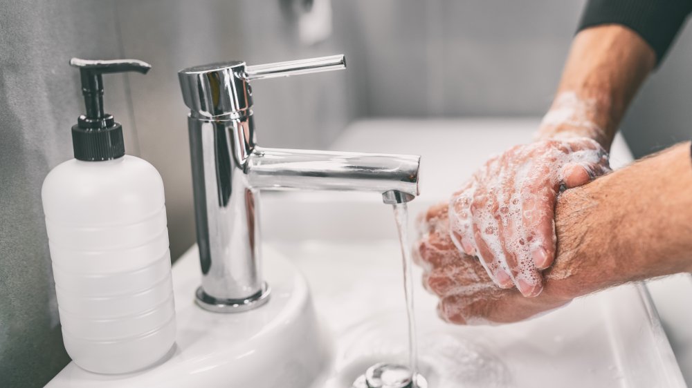 Fight the virus by washing hands