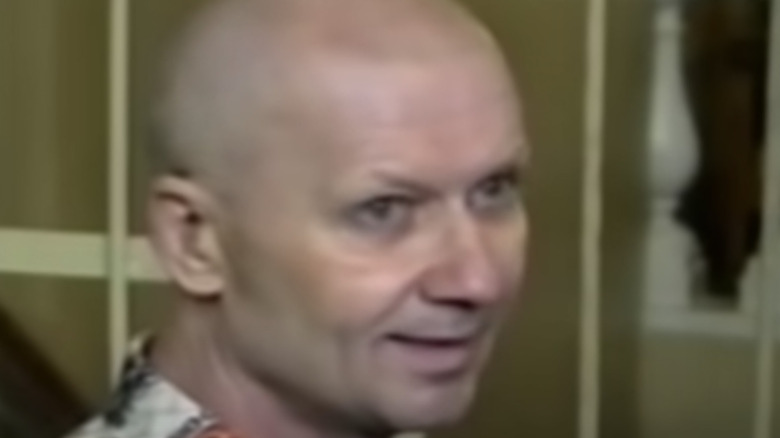 Andrei Chikatilo on trial