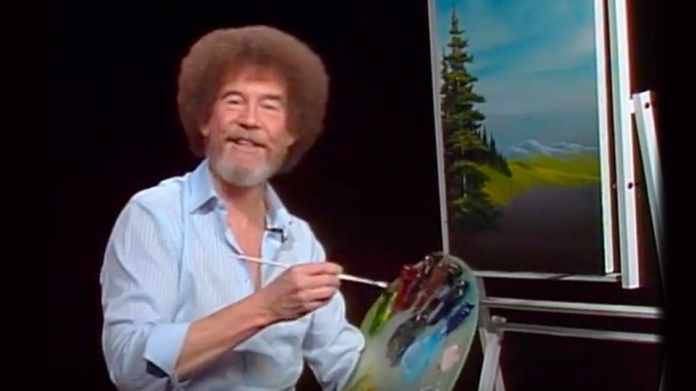 Bob Ross in The Joy of Painting