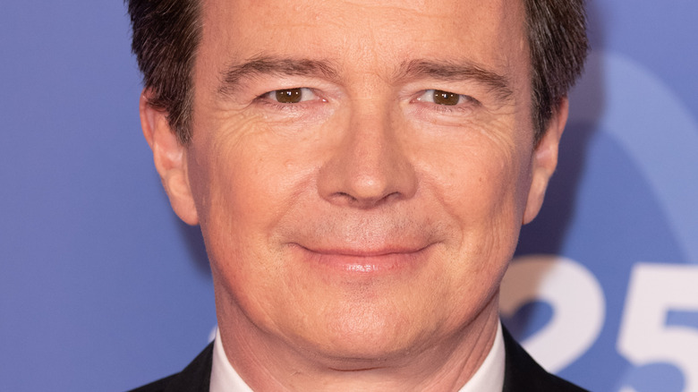 Rick Astley smiling