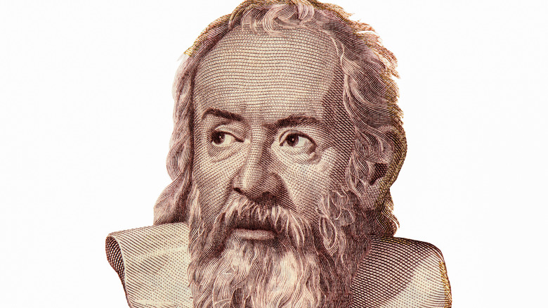 Galileo Galilei banknote portrait