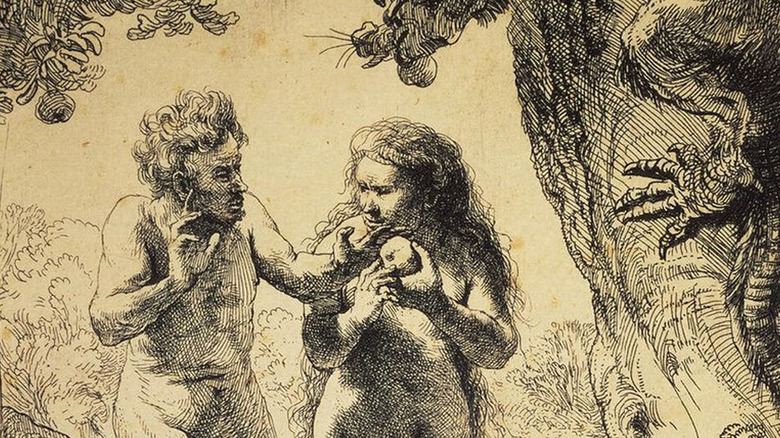 Rembrandt's Adam and Eve