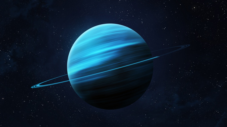 The planet Uranus