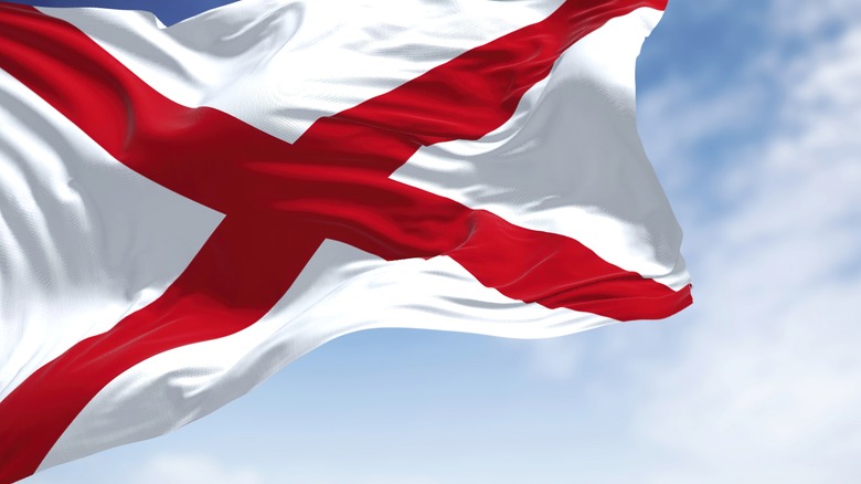 The Alabama state flag