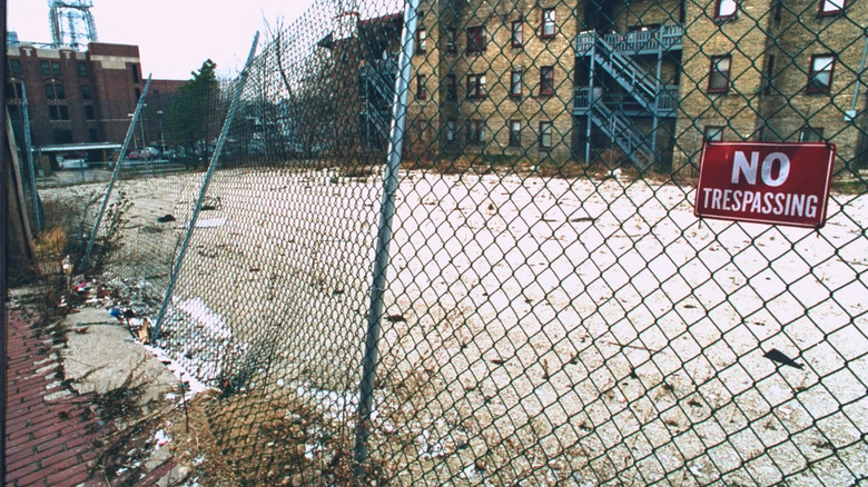 Lot where Oxford Apartments stood