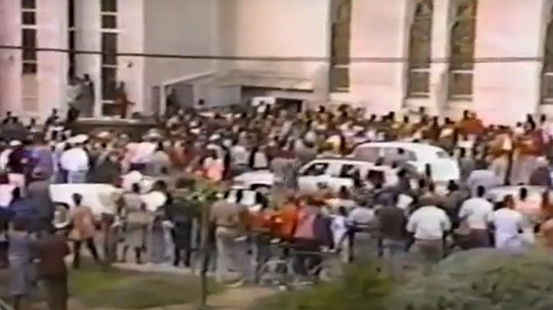 Felix Mitchell's funeral