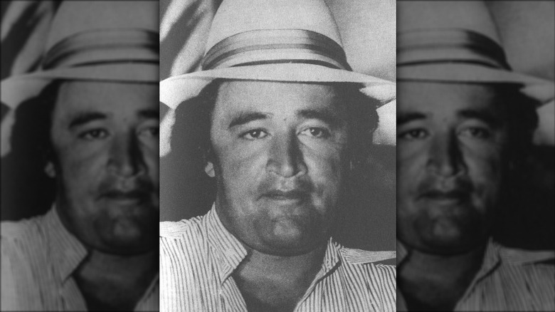 José Gonzalo Rodríguez Gacha in a hat