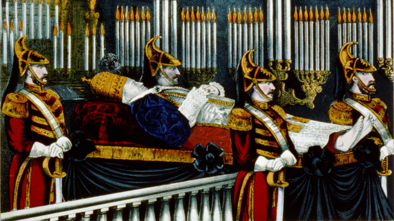 Pope Pius IX funeral procession illustration