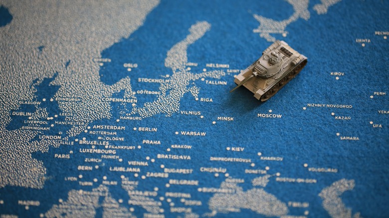 tank eastern europe map