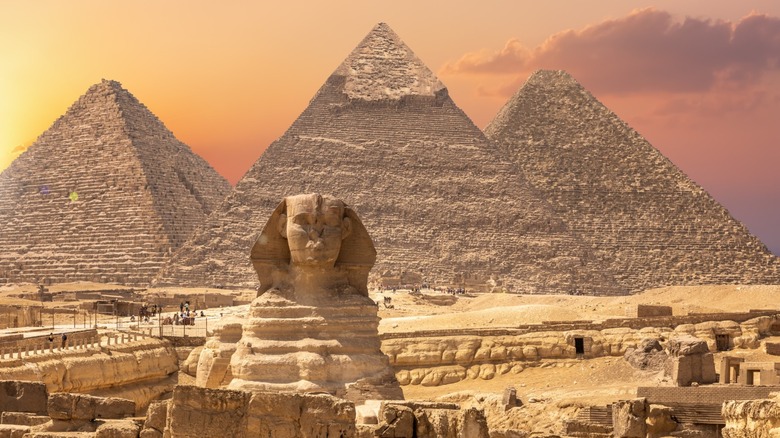 The Pyramids of Giza and Great Sphinx of Giza