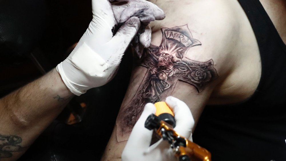 cross tattoo