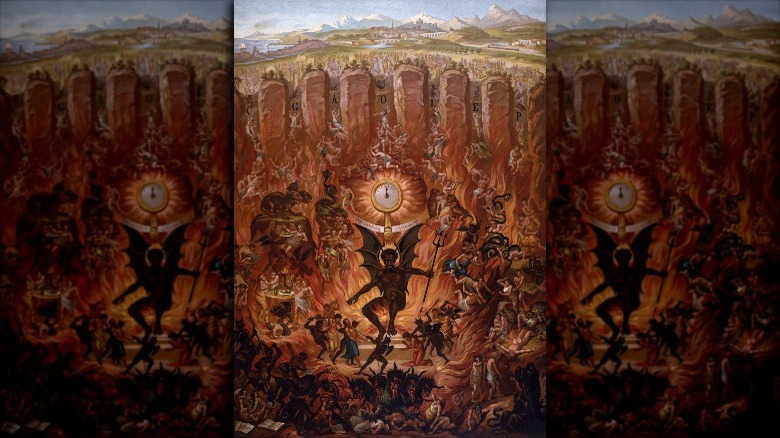Archangel Michael and Lucifer