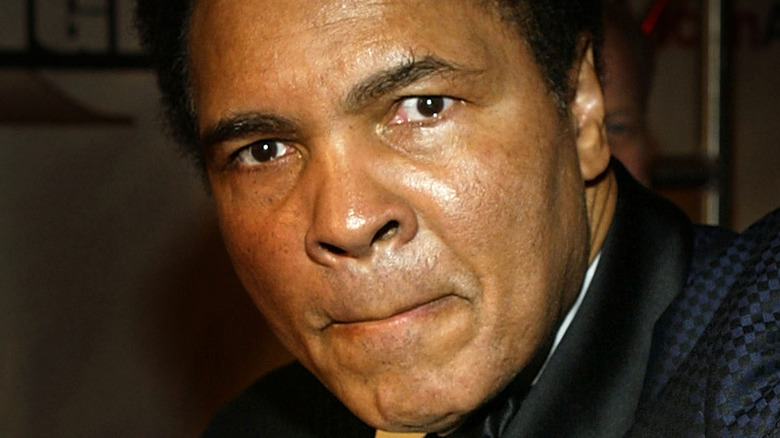 Muhammad Ali pursed lips