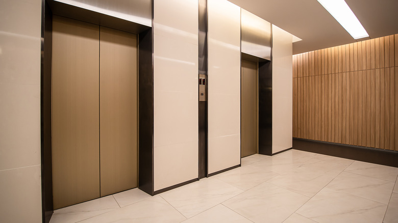 elevators in a building