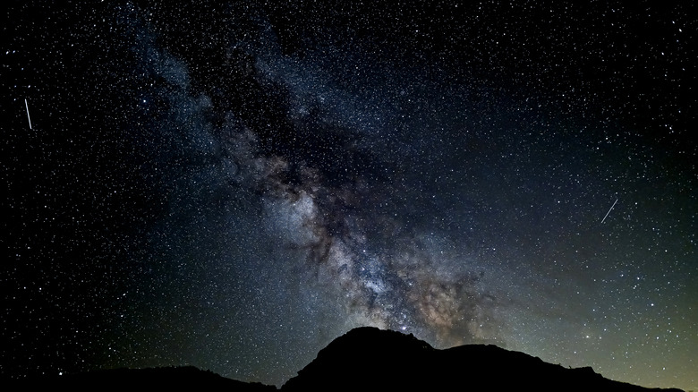 Milky Way galaxy night sky