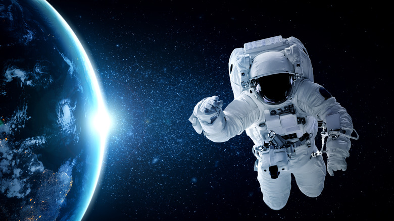 Falling in space