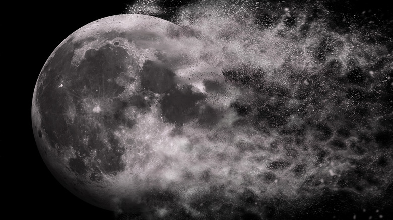 Exploding moon