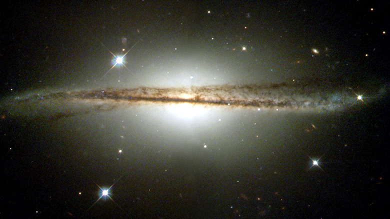 warped section of outer space