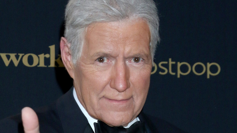 Game show host Alex Trebek