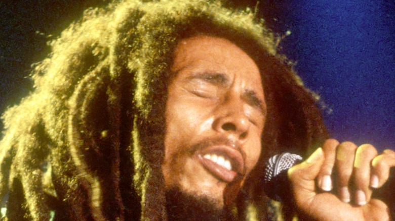 Bob Marley performing