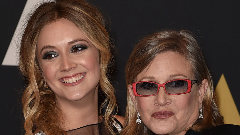 Carrie Fisher and Billie Lourd 