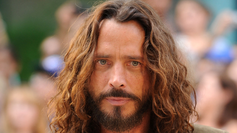 Chris Cornell staring