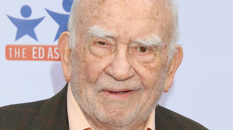 Ed Asner smiling