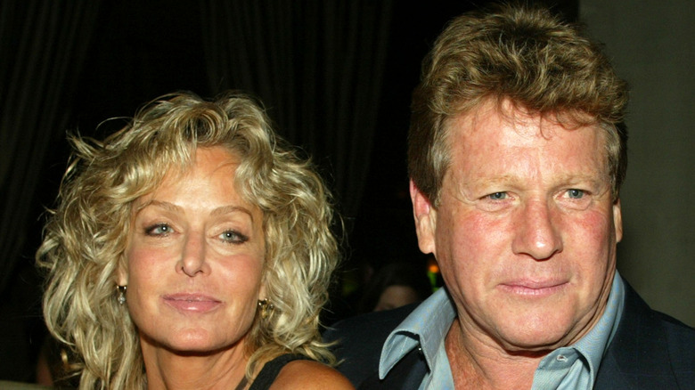 Farrah Fawcett and Ryan O'Neal 