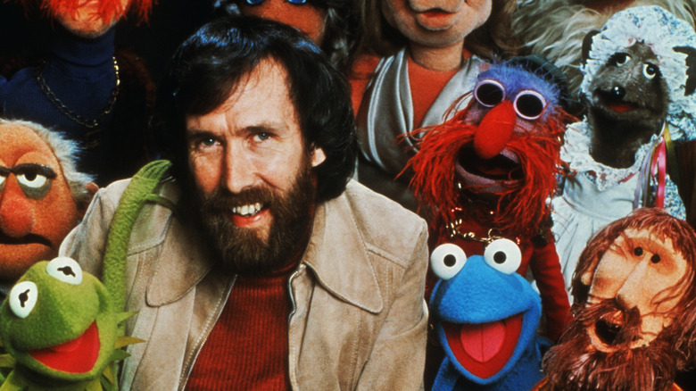 Jim Henson with Muppets 