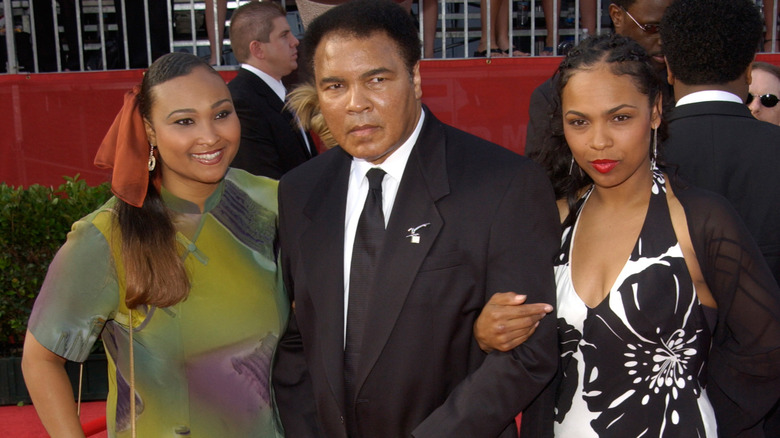 Muhammad Ali and adult daughters