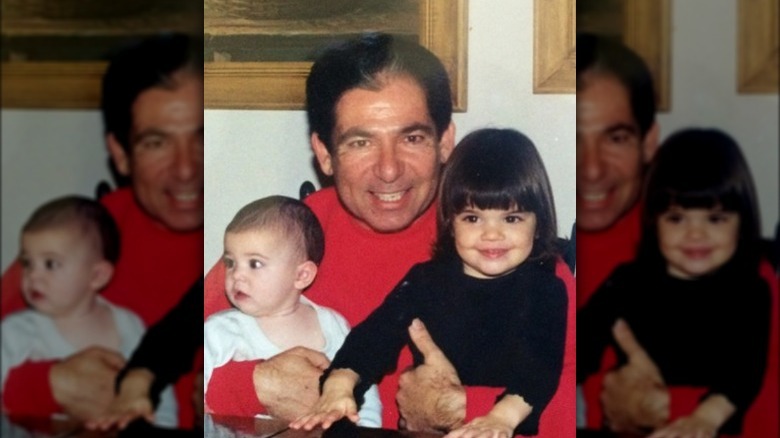 Robert Kardashian with Kendall and Kylie Jenner