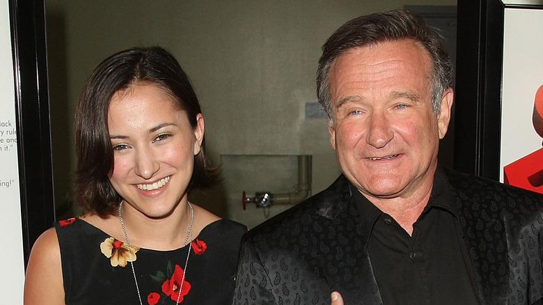 Zelda Williams and Robin Williams