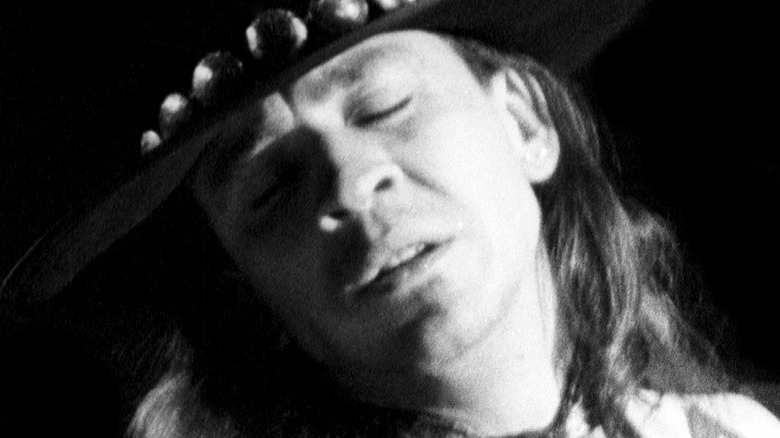 Photo of late singer Stevie Ray Vaughan 