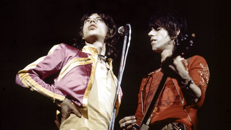 Mick Jagger and Keith Richards of the Rolling Stones