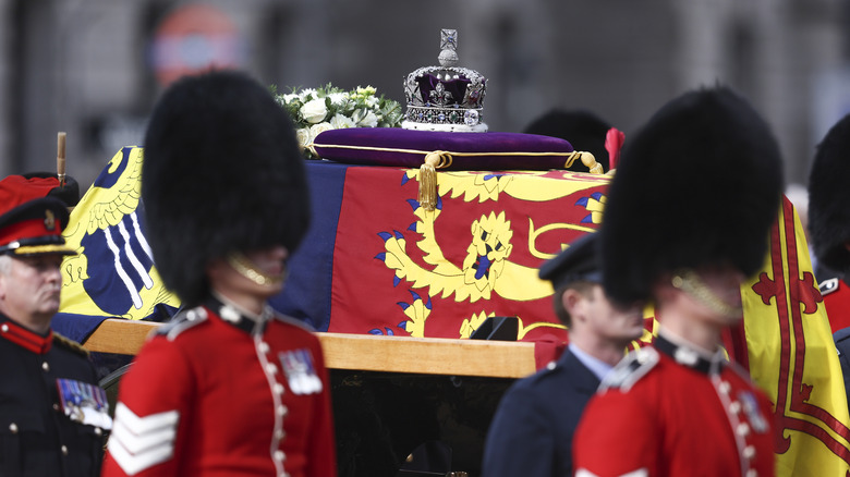 Queen Elizabeth II's coffin 