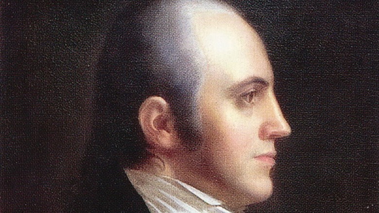 aaron burr looking right