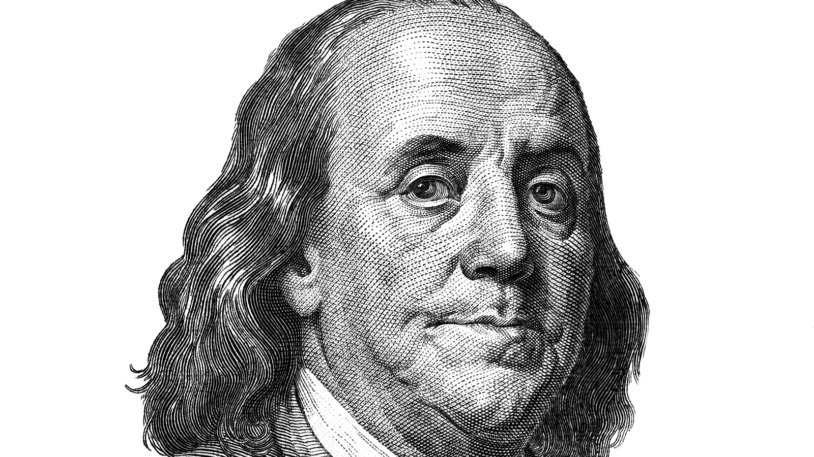 Дж франклин. Бенджамин Франклин. Бенджамин Франклин на 100 долларах. Бенджамин Франклин в молодости. 100 Долларов портрет Франклин.