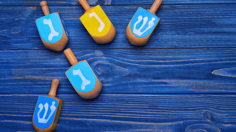 Hanukkah dreidels 