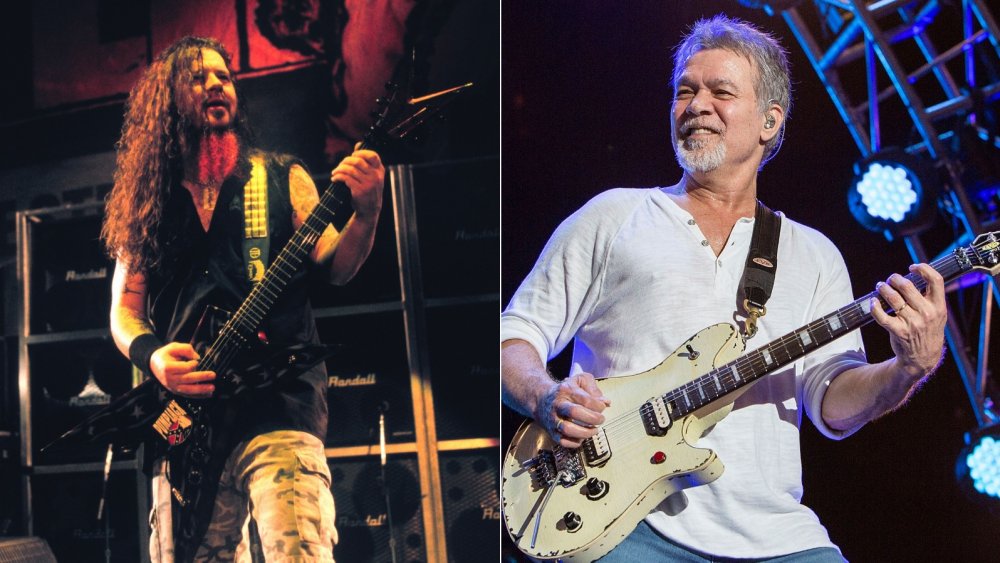 Dimebag Darrell Abbott and Eddie Van Halen
