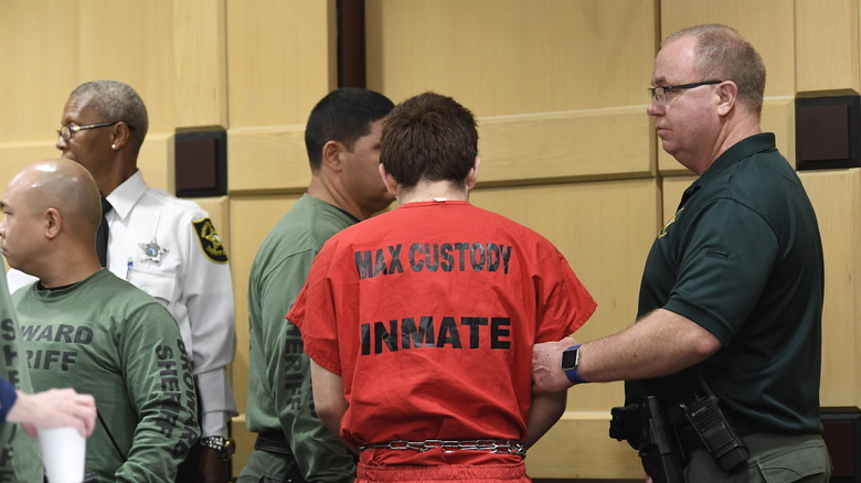 Nikolas Cruz at his arrainment