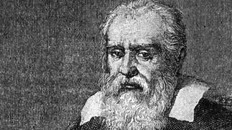 Galileo Galilei image close up face shoulders