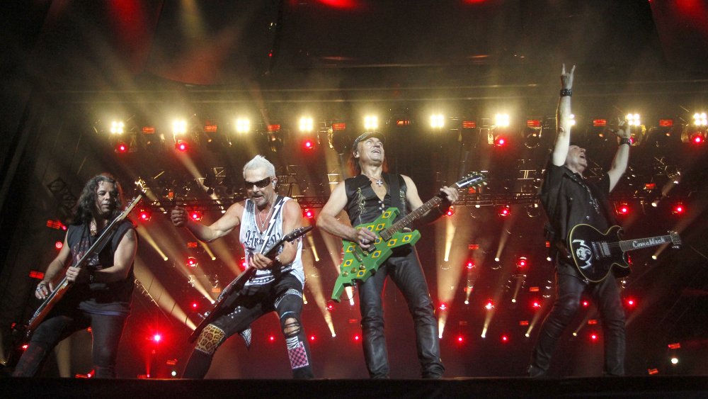 Scorpions performing in Rio in 2019