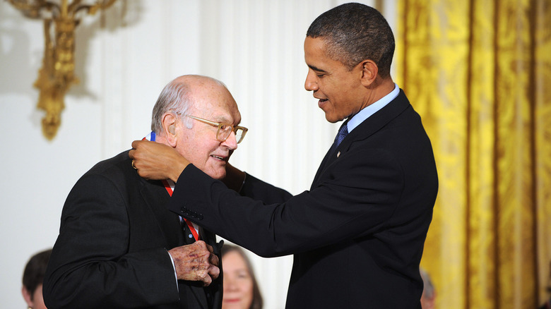 Harry Coover and Barack Obama