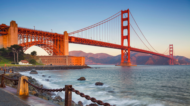 Golden Gate Bridge in morning light