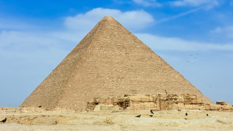 The Great Pyramid of Giza, one of the 7 Ancient World Wonders
