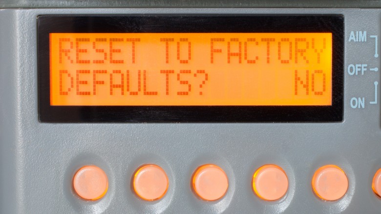 factory default